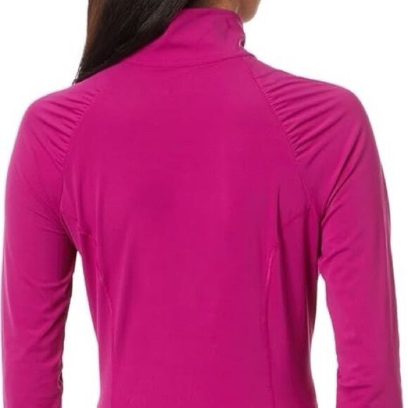 NWT Lilly Pulitzer Justine Luxletic Mulberry Half Zip UPF 50+ Sz M - Picture 3 of 7